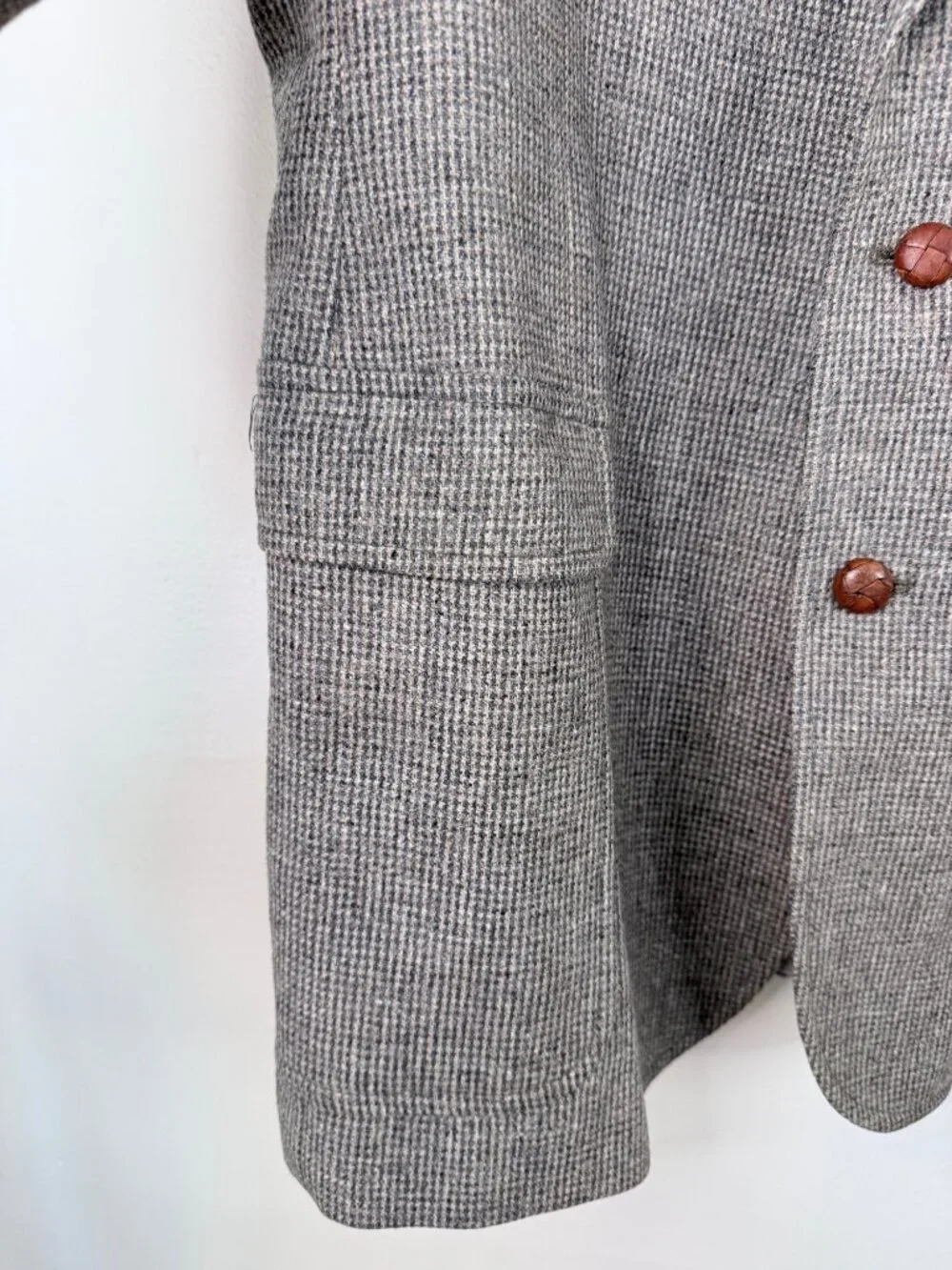Microtweed Ivy League Sherlock Holmes Wool Blazer Sportcoat VTG 44
